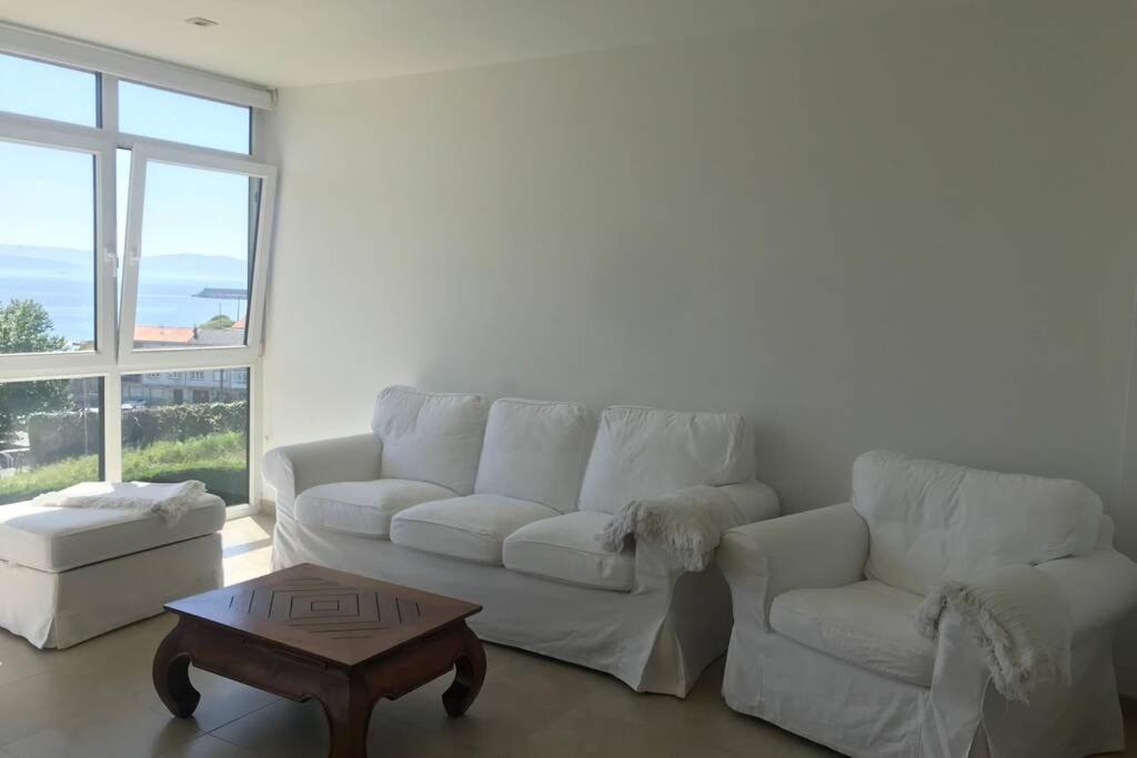Apartamento Primera Linea De Playa Финистерре Экстерьер фото